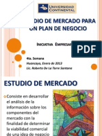 Estudio de mercado para plan de negocio