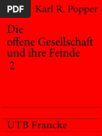 Die Offene Gesellschaft Und Ihre Feinde II - Falsche Propheten - Karl R. Popper