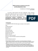 MONOGRAFIA: Elementos Norteadores Do Texto Final de TCCS, Dissertações e Teses