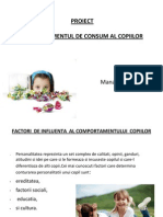 Comportamentul de Consum Al Copiilor