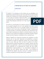 Integracion Sensorial en El Nino Con Autismo