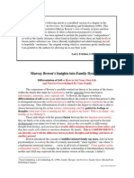 Murray Bowen’s Insights into Family Dynamics and Differentiation of Self