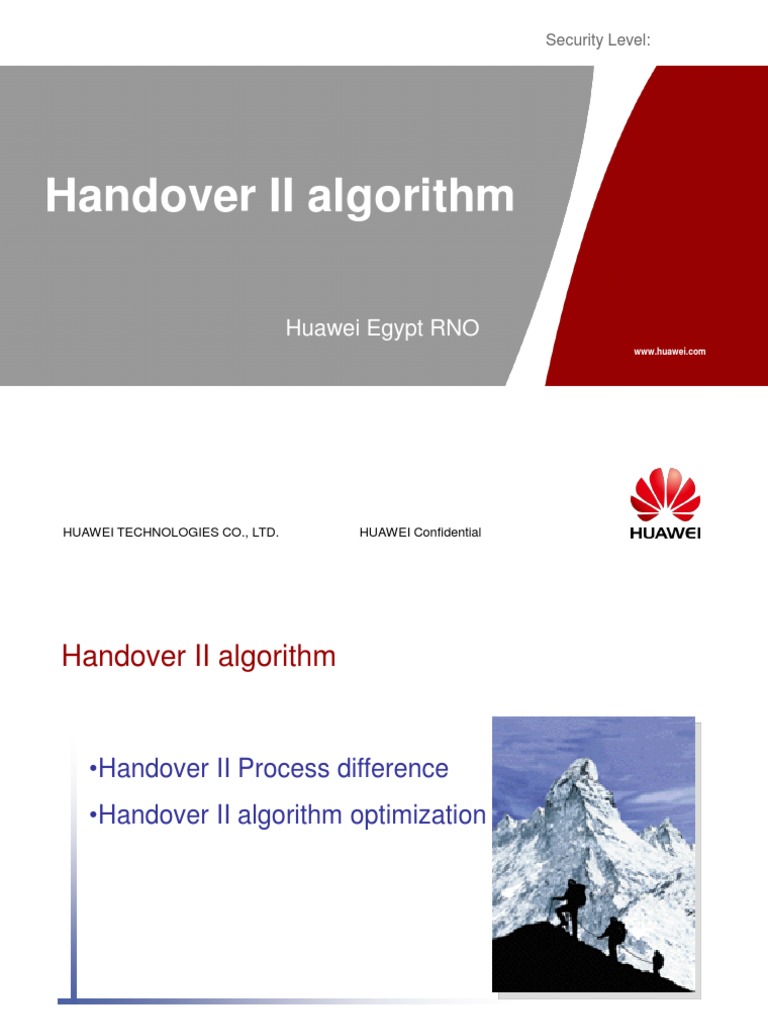 Handover II Algorithm | PDF
