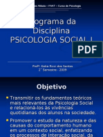 1588 - Programa Psicologia Social I