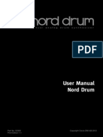 Nord Drum Owners Manual v1.x (Eng)