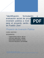Informe PIP Centro de Salud en Pueblo Libre 2da Parte Final Completo 2