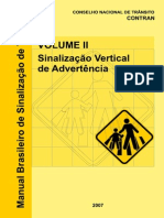 19-Manual Vol II Sinalizacao Vertical de Advertencia