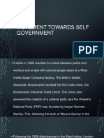 Movement Towards Self Government