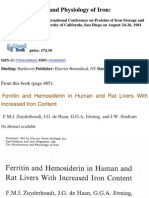 Ferritin and Hemosiderin in Human and Rat Livers With Increased Iron Content