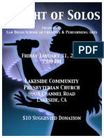 A Night of Solos: Lakeside Community Presbyterian Church