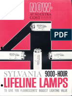 Sylvania Fluorescent Lifeline Lamps Brochure 11-1962
