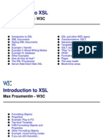 Introduction To XSL: Max Froumentin - W3C