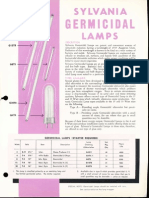 Sylvania Germicidal Lamps Brochure 1958