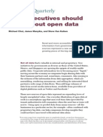 What Executives Should Know About Open Data