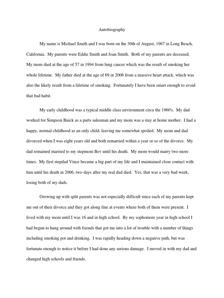 Sample autobiography police officer sergeant
