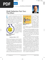 Shaft Deflection in Centrifugal Pumps