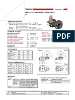 Shut-Off Valves Bm7/ Series Data-Sheet: Ease of Installation Ease of Maintenance High Operation Accuracy