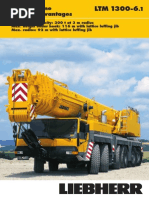 360 Ton Liebherr LTM13001 Specs