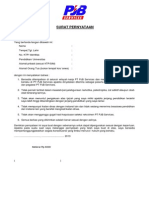 Surat Pernyataan Rekrutmen PT PJB Services PDF