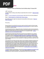 Information Bulletin - w/e 17 January 2013