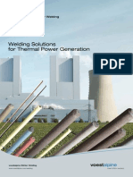 Welding Solutions for Thermal Power Generation