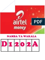 Namba Ya Wakala Airtel