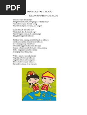 Puisi Budaya Indonesia Yang Hilang