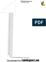 2007 Comedk Answer Key