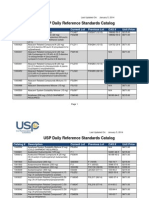 USP Daily Reference Standards Catalog
