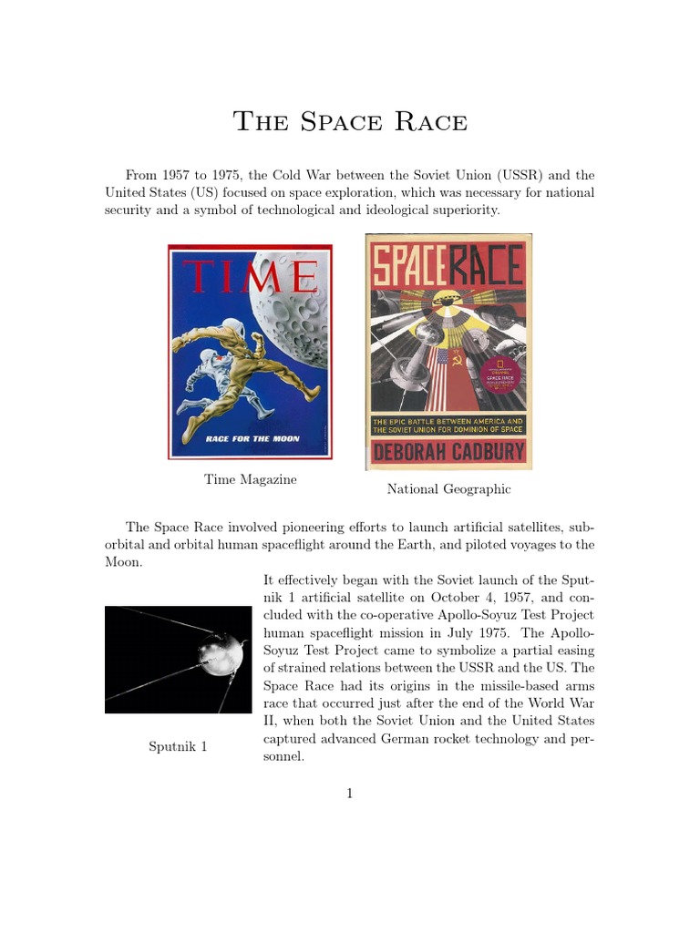 Space Race PDF | PDF | Apollo (Spacecraft) | Space Race