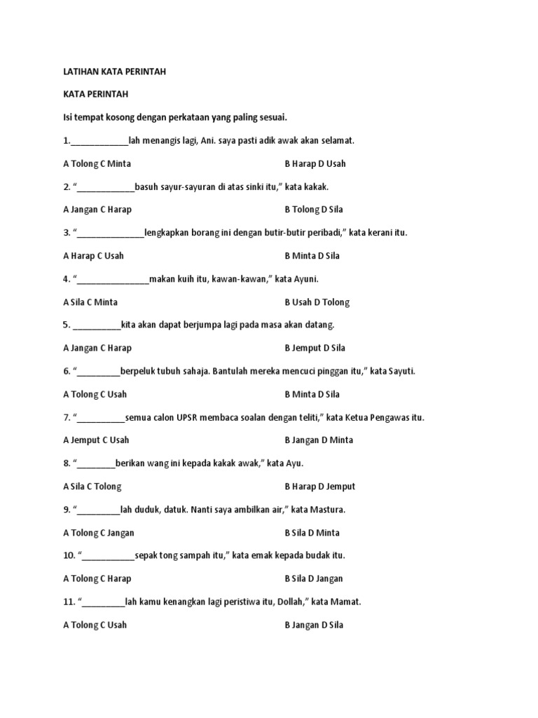 Ayat Perintah Pdf