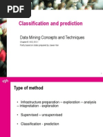 Classification and Prediction: Data Mining Concepts and Techniques