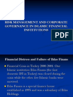 Risk Management and Corporate Governance in Islamic Financial Institutions