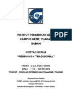 Kertas Kerja Permainan Tradisional