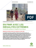 Rapport Oxfam Ingalites Extremes