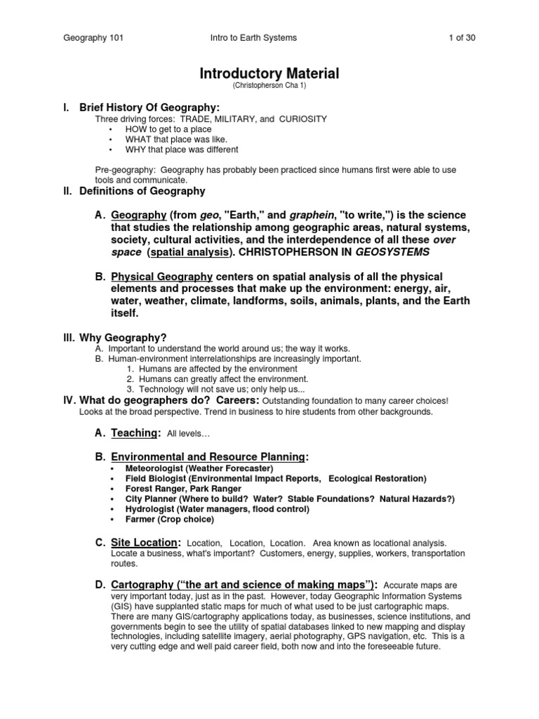 Geography 101 Part 1 Pdf Wound Atmospheric Circulation