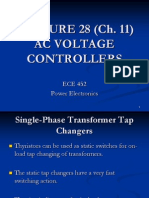 LECTURE 28 (Ch. 11) Ac Voltage Controllers: ECE 452 Power Electronics