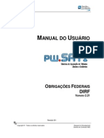 PW - SATI - Manual Do Usuário - DIRF - v2.21 - r001