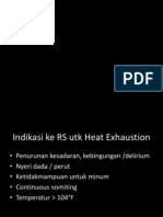 Indikasi Ke RS Dan Prognosis Heat Stroke