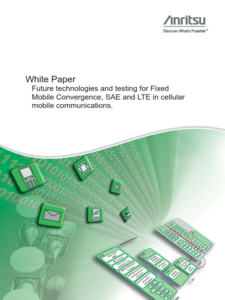 LTE Testing for Fixed-Mobile Convergence | PDF | Ip Multimedia ...