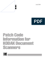 Patchcodes For Kodak Scanners