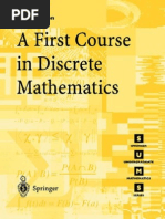 ANDERSON, Ian (2002) - A First Course in Discrete Mathematics