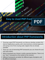 Easy to Used Php Frameworks