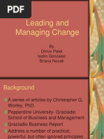 Leading and Managing Change