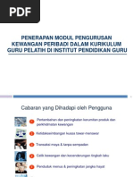 Mengintegrasi Pendidikan Kewangan