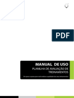 Manual de Uso - Planilha de Avaliação de Treinamentos