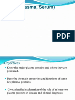 Plasma Proteins in Disease Diagnosis