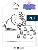 Peppa Pig Colouring Sheets