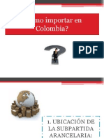 Cómo Importar en Colombia