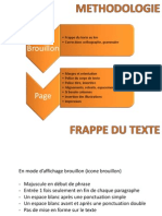 Méthodologie Word document court